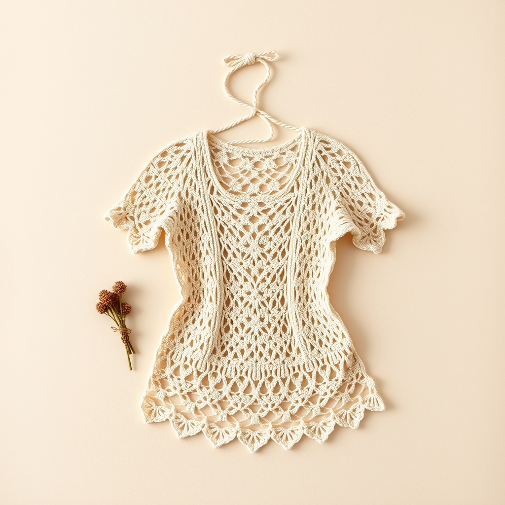Rock and Rose Sweater: Easy Cropped Crochet Pattern