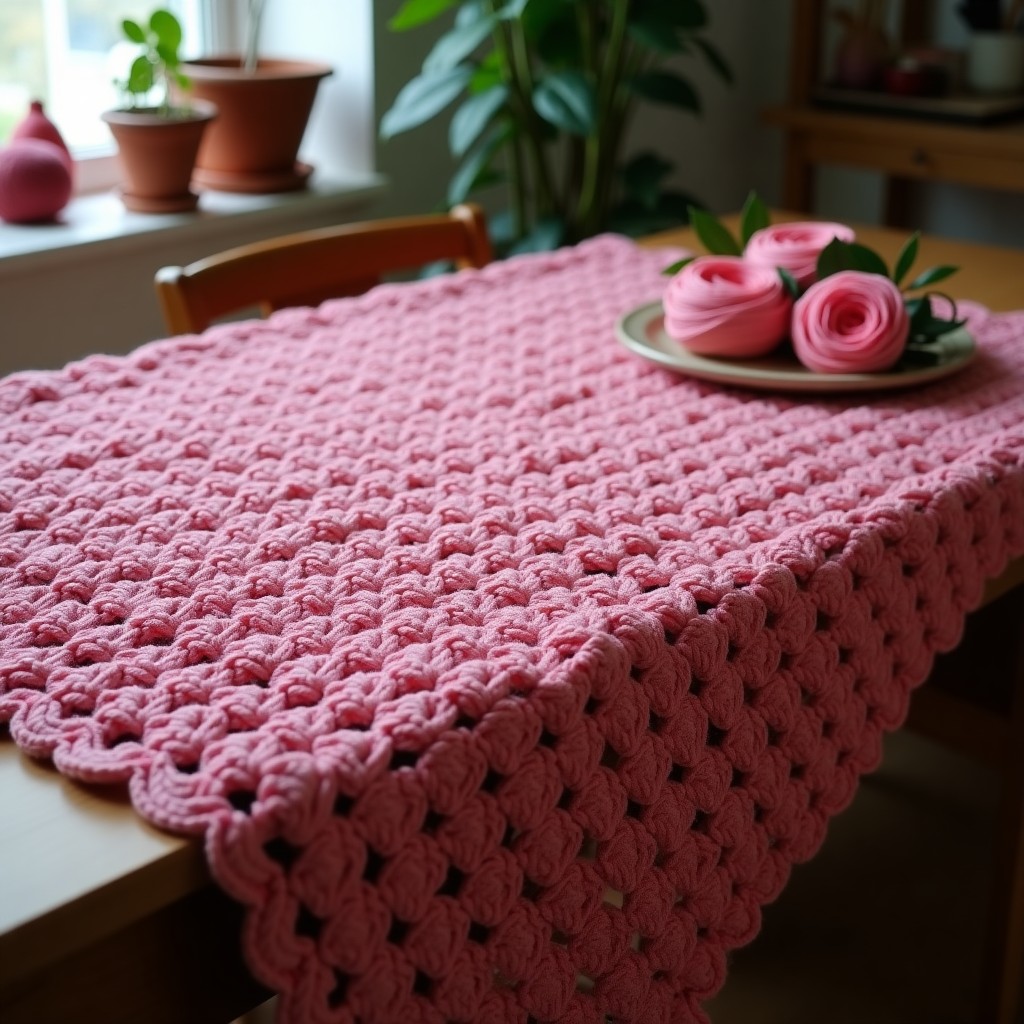 rose blanket Featured Free Pattern: Flat Rose Appliqué (for the Rose Blanket)