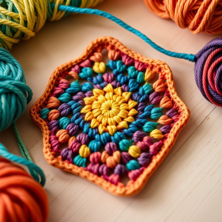 Solid Granny Square Pattern: 3 Easy Size Ideas