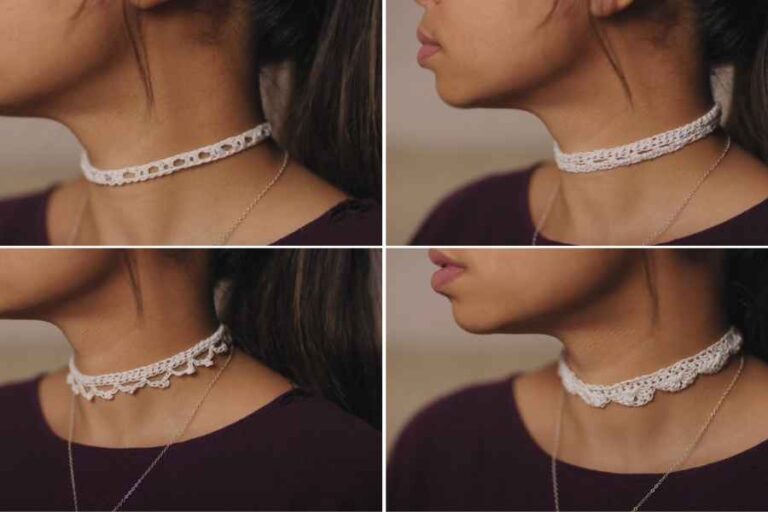 4 styles of DIY crochet chokers pattern tutorial