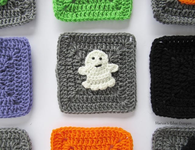 Halloween Ghost Granny Square