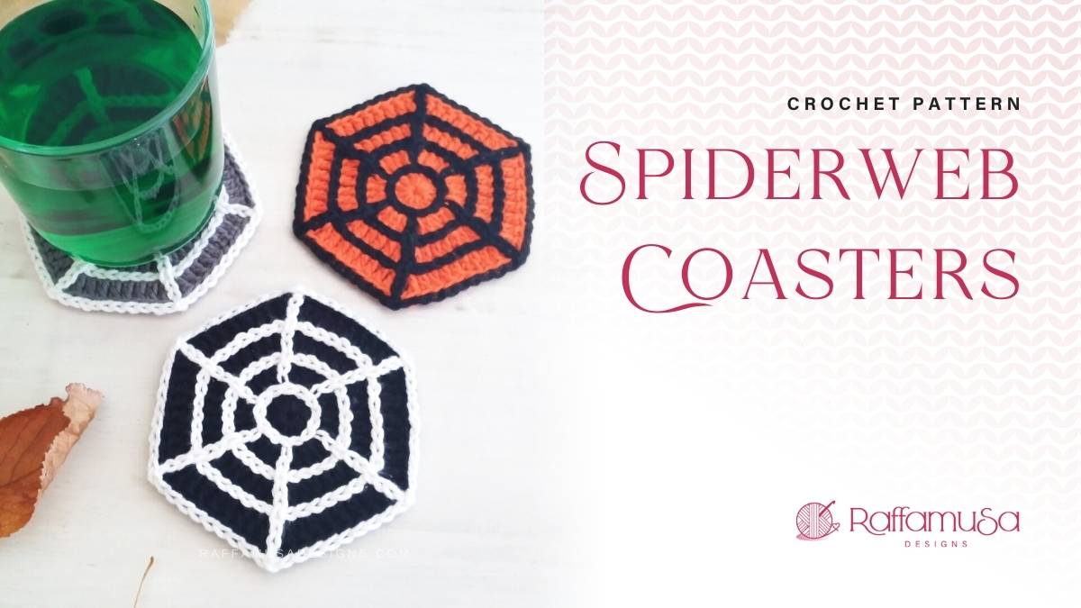 Spiderweb Halloween Coasters