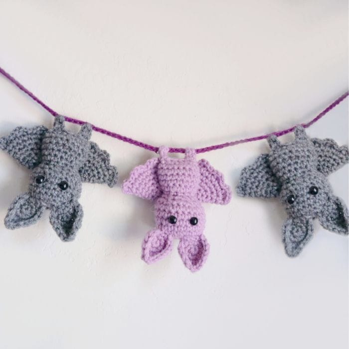 Bat Amigurumi Garland