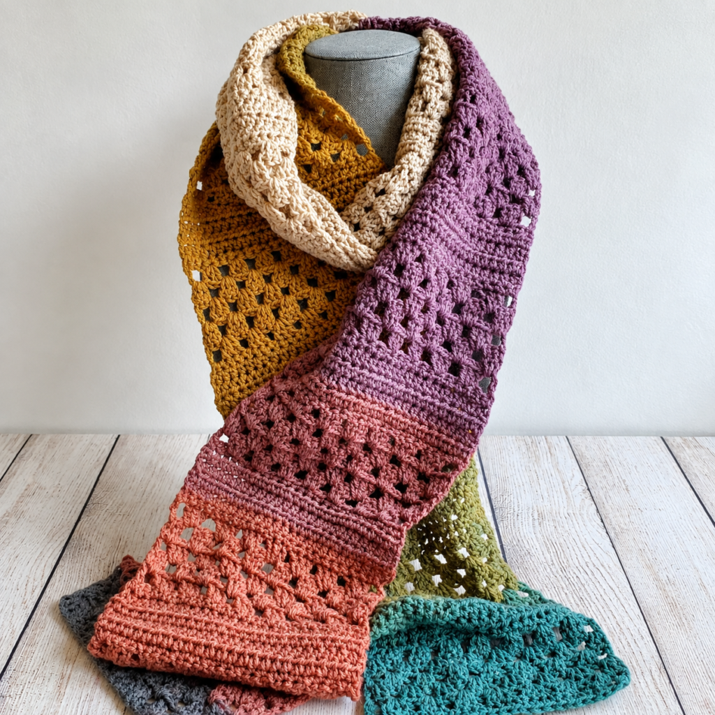 Crochet Fall Wearables: 12 Free Autumn Scarf, Cowl & Poncho Patterns