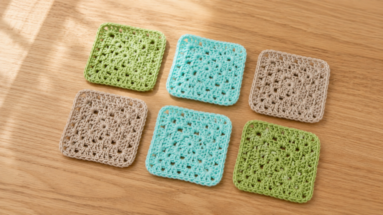 Crochet granny squares