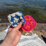 Granny Square AirPods Case