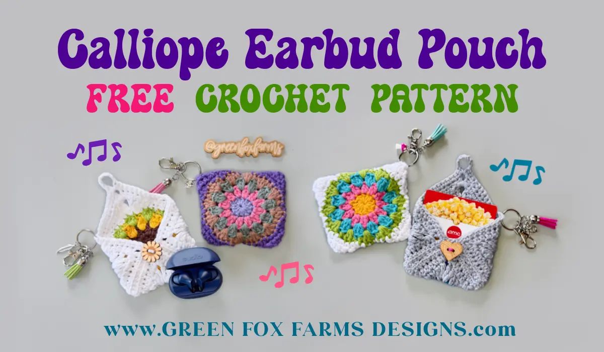 Calliope Keychain Earbud Pouch