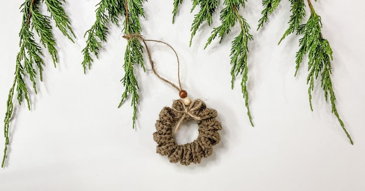 Mini Christmas Wreath Ornament
