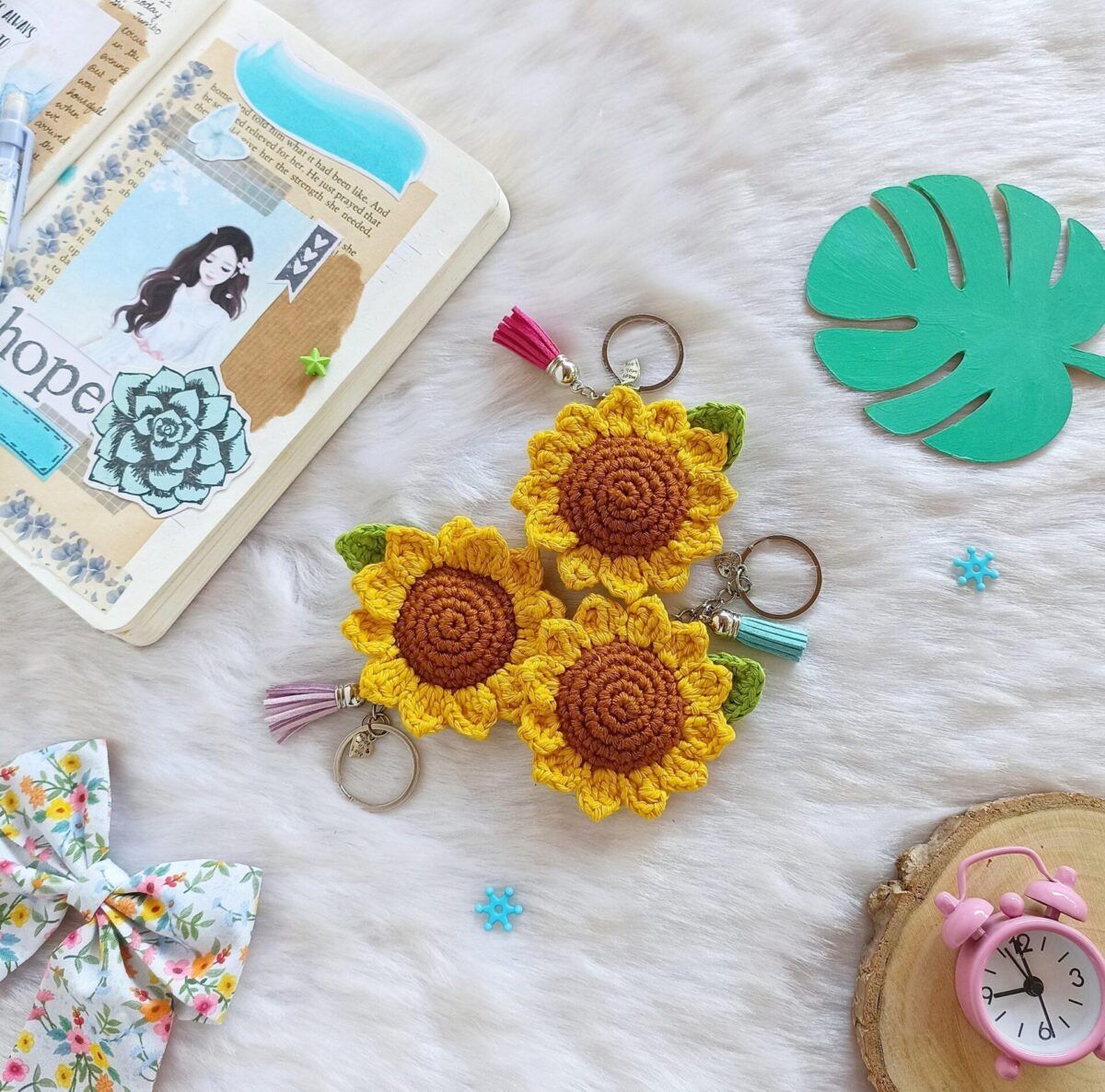 Crochet sunflower by A Little Love Everyday